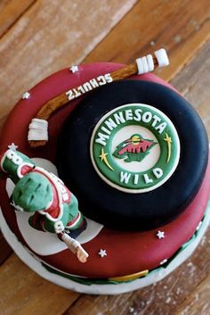 Minnesota Wild Hockey Birthday Cakes