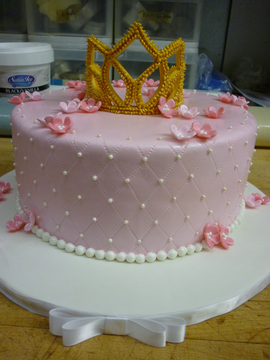 Pink Princess Birthday Cake