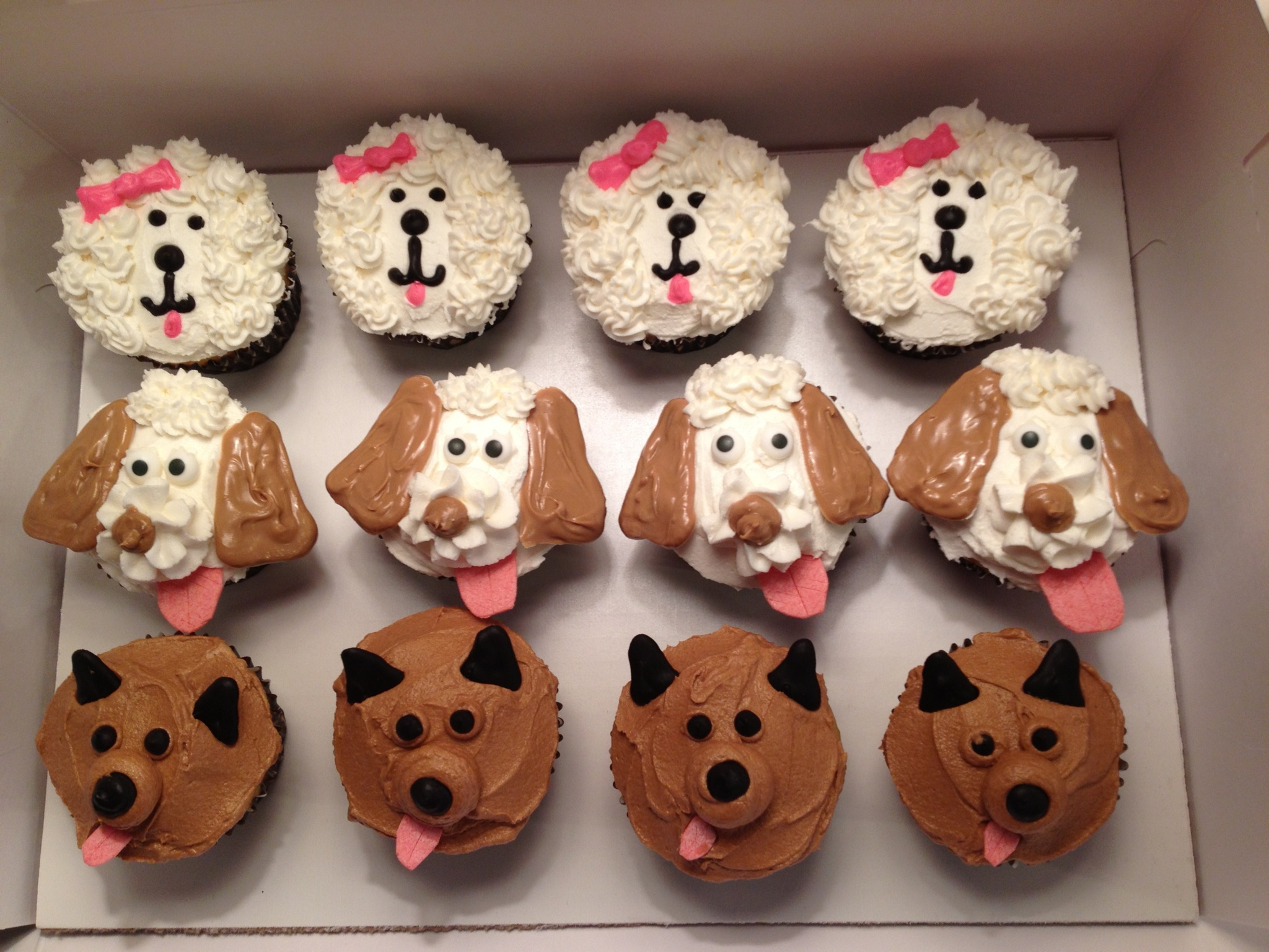 Puppy Dog Cupcake Cake