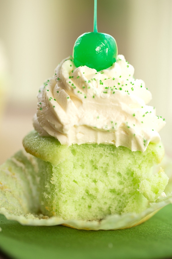 Shamrock Shake Cupcake Recipe