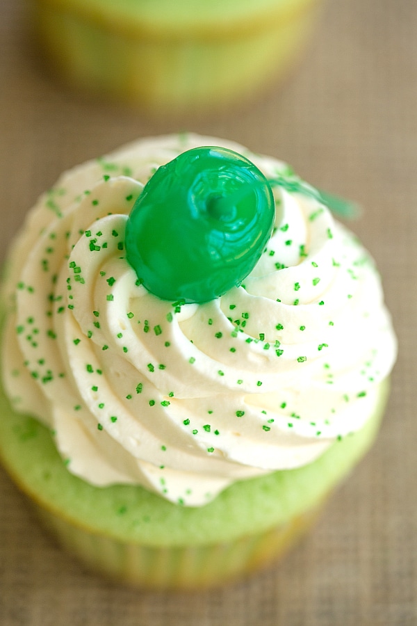 Shamrock Shake Cupcake Recipe