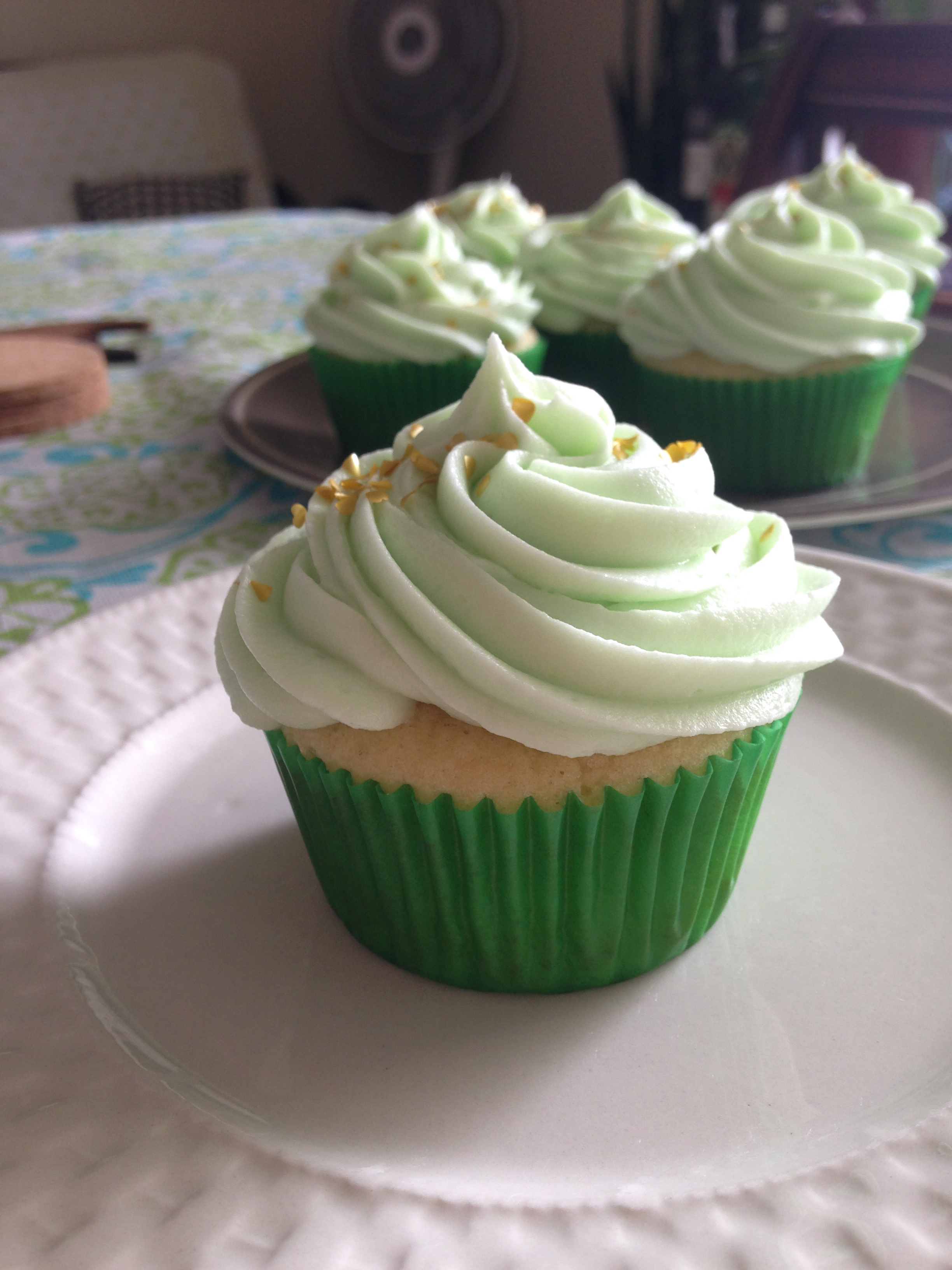 Shamrock Shake Cupcakes