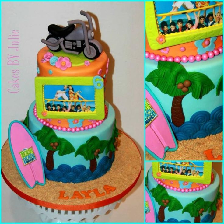 Teen Beach Movie Cake Ideas