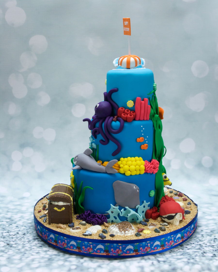 Under Sea Birthday Cake