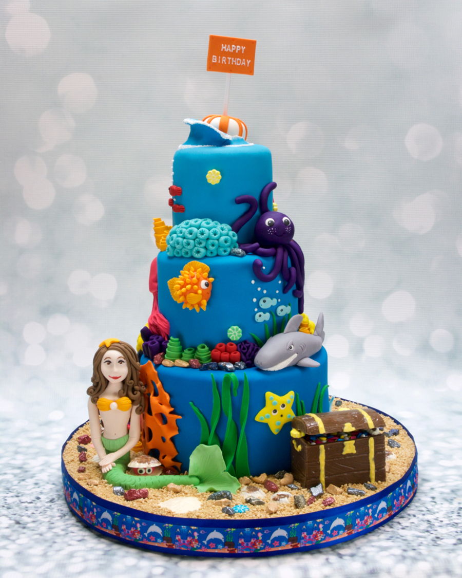 Under Sea Birthday Cake