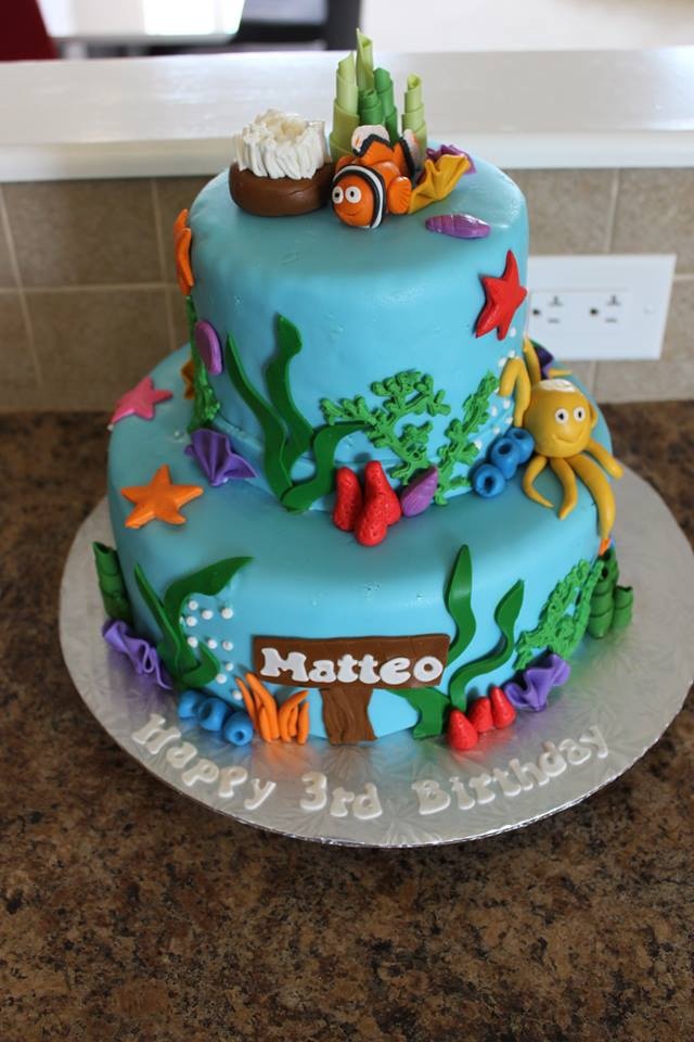 Under the Sea Birthday Cake Idea