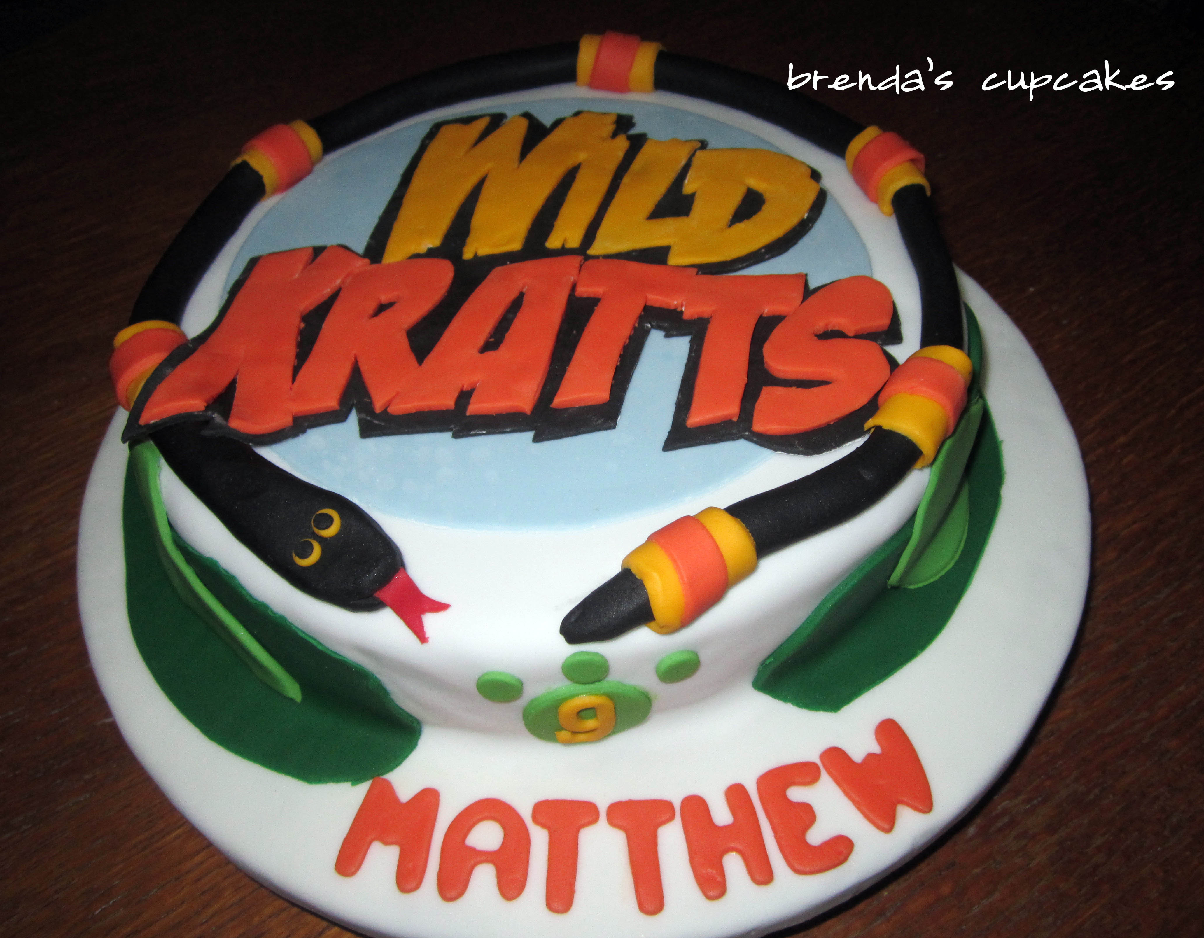 Wild Kratts Birthday Cake