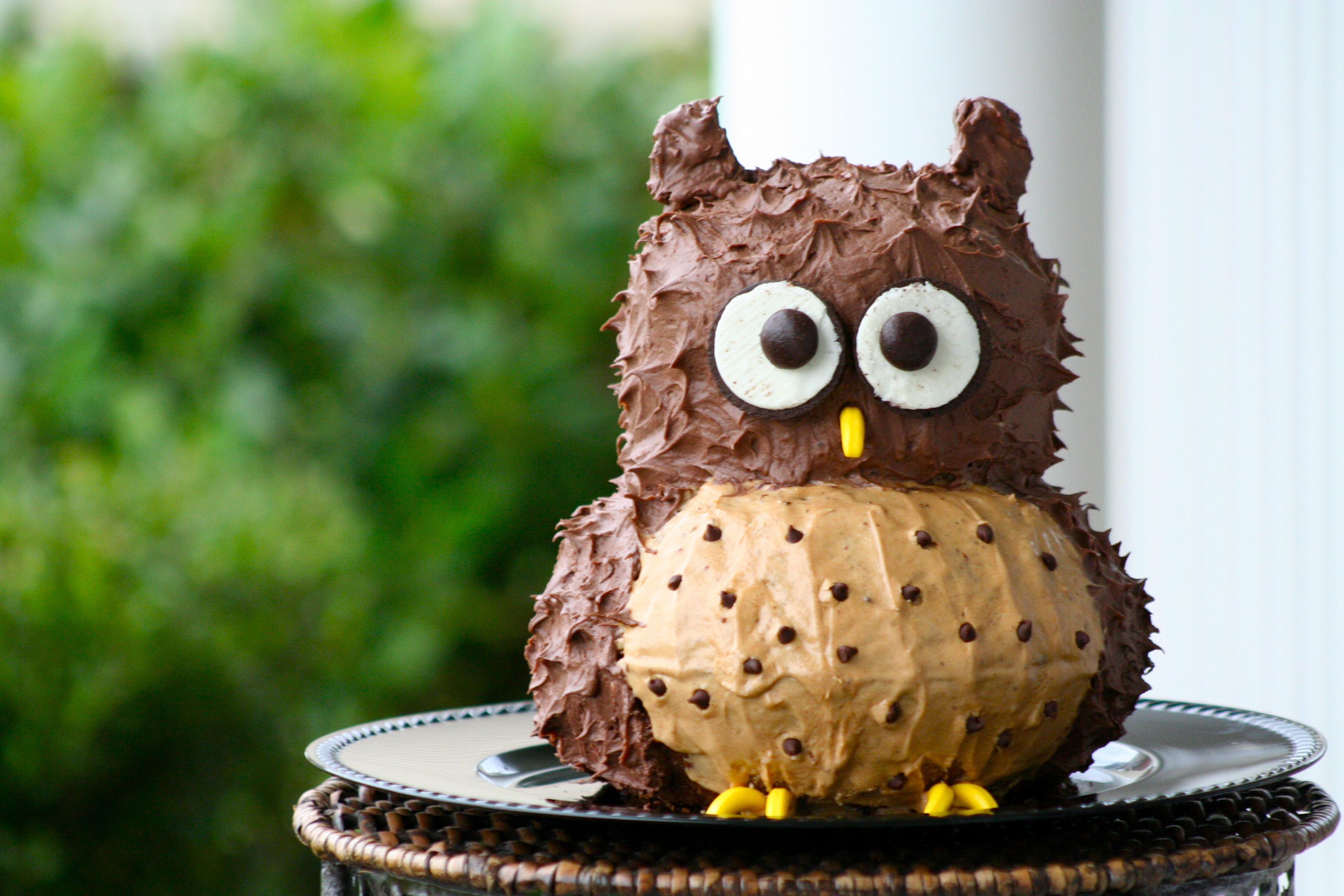 Easy Owl Cake