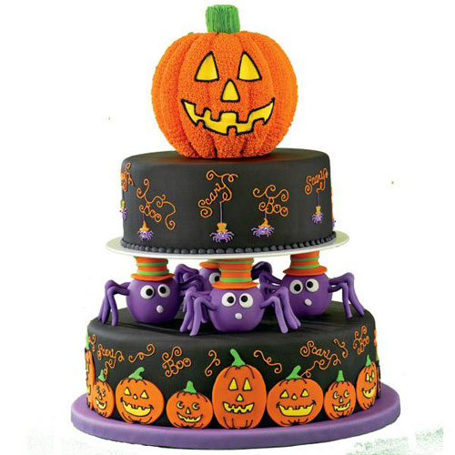 Halloween Baby Shower Cake