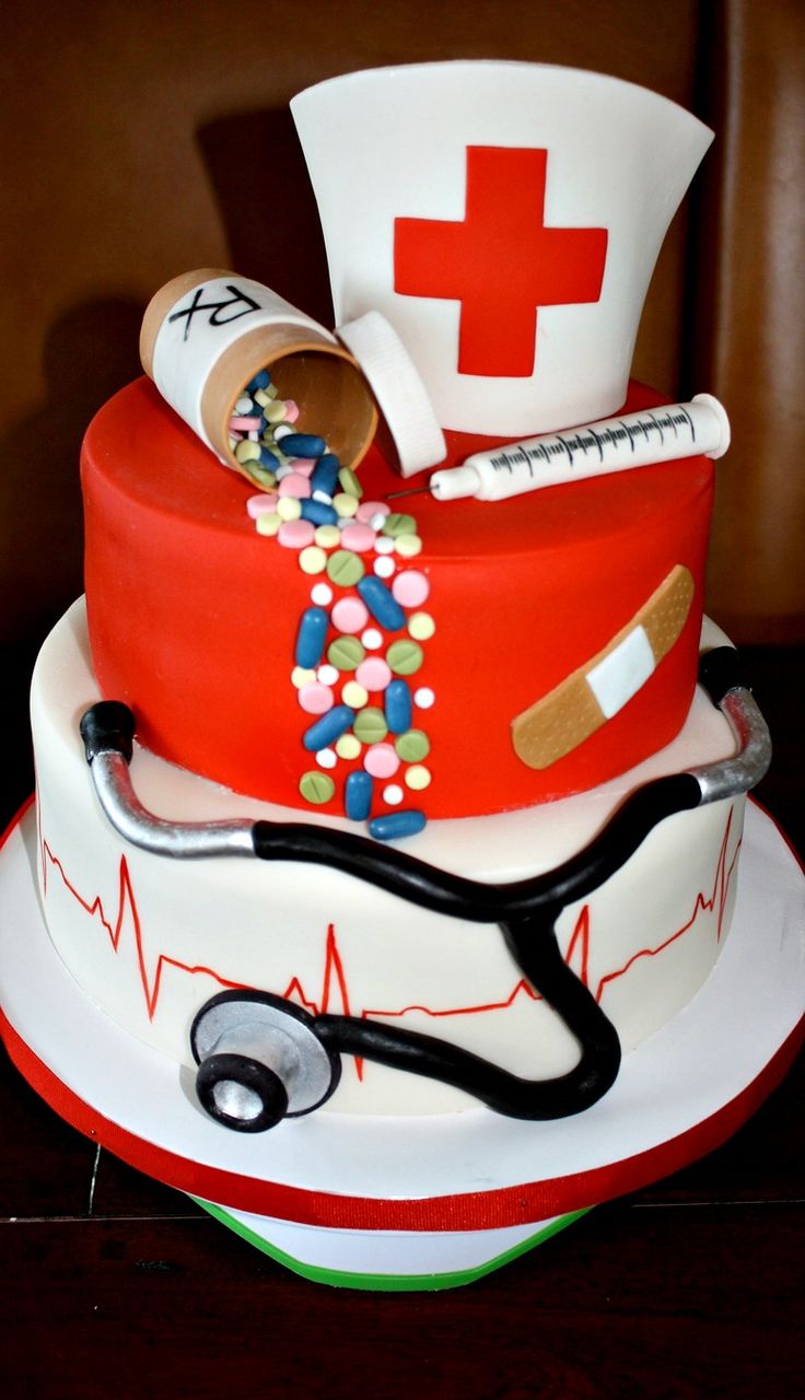 Nursing School Graduation Cake