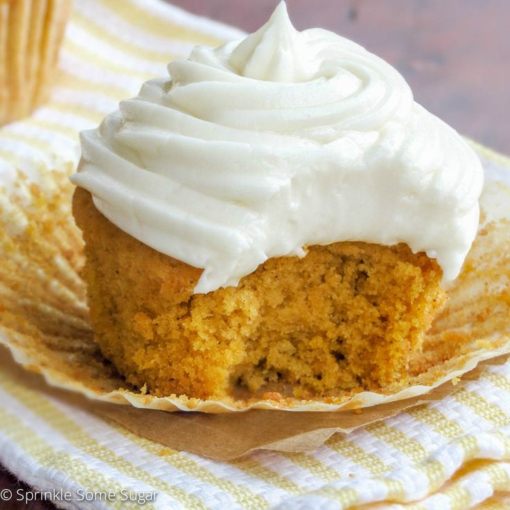 Pumpkin Cupcakes Sugar Sprinkles