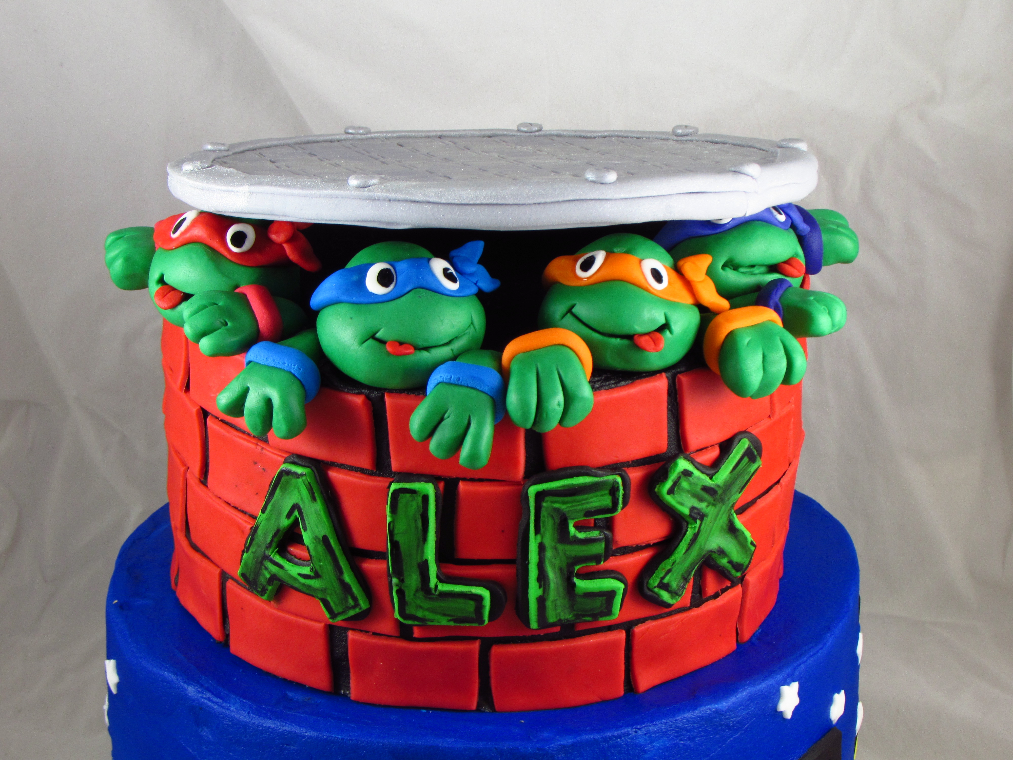 Teenage Mutant Ninja Turtles Birthday Cake