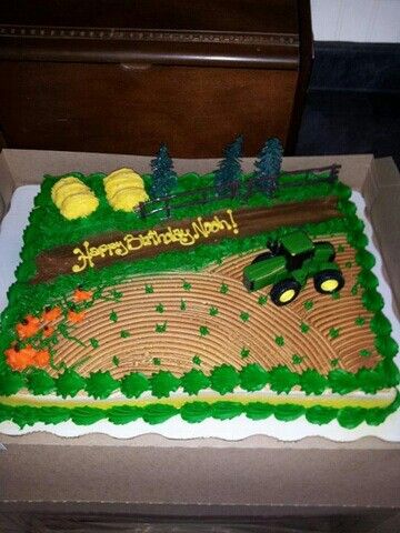 Tractor Birthday Cake Ideas