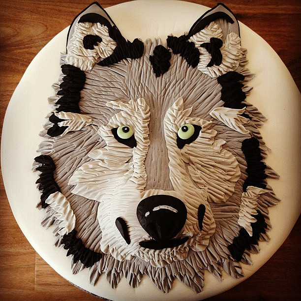 Wolf Birthday Cake