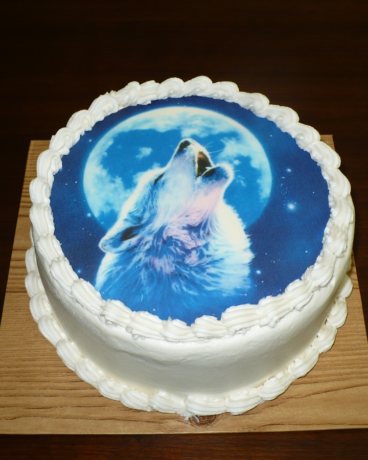 Wolf Birthday Cake