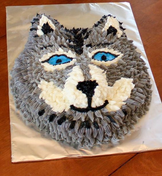 Wolf Birthday Cake