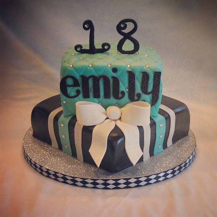 18th Birthday Fondant Cake