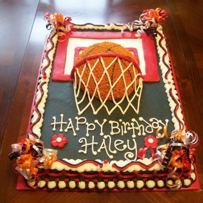 Basketball Birthday Cake