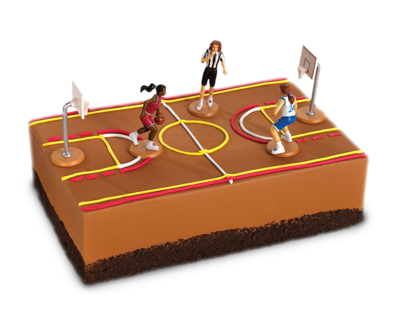 Basketball Themed Girl Birthday Cake