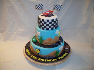 Boy Fondant Birthday Cake