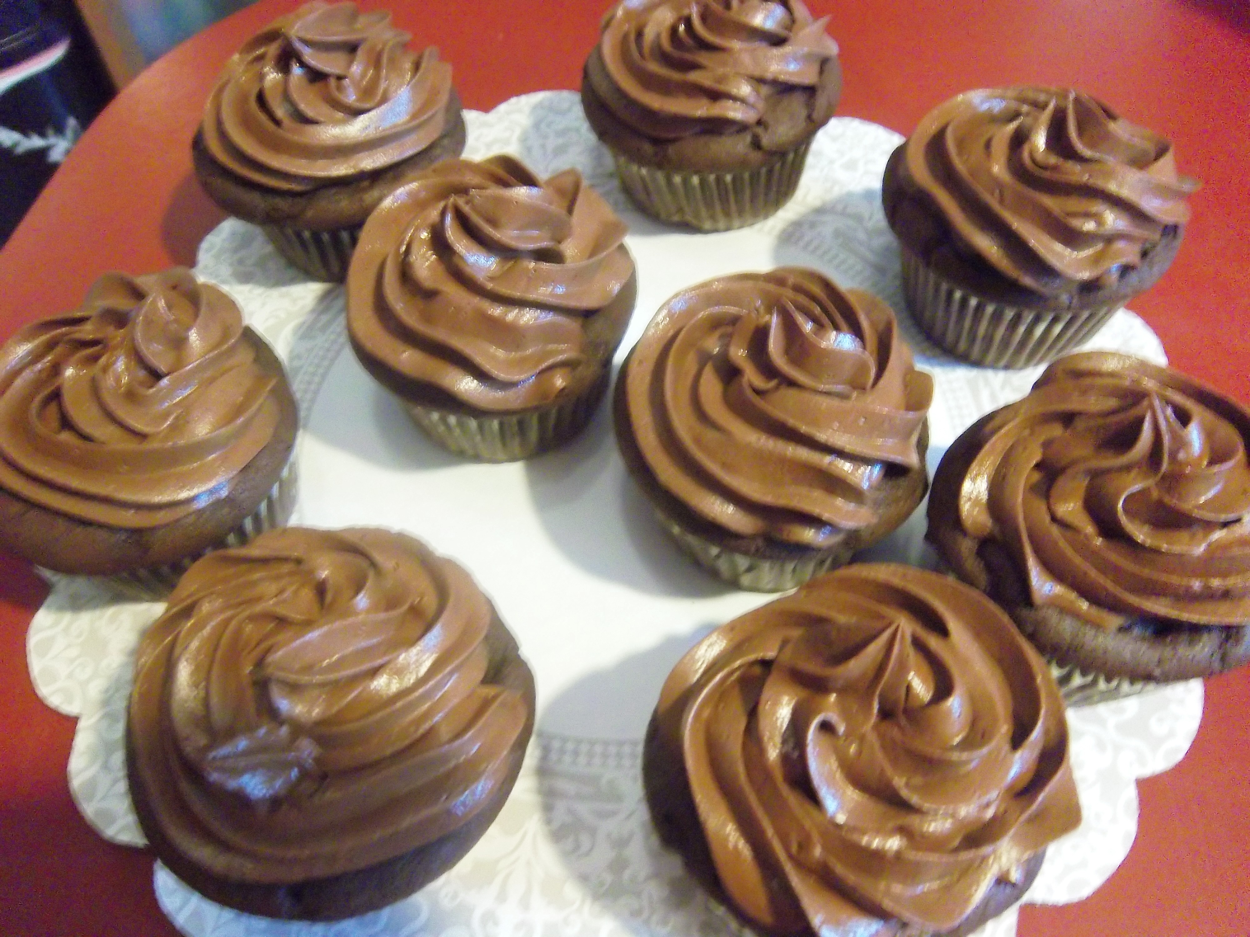 Different Chocolate Cupcakes