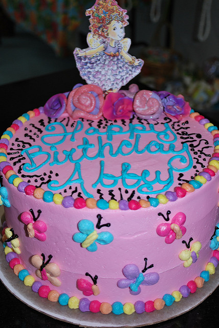 Fancy Nancy Birthday Cake