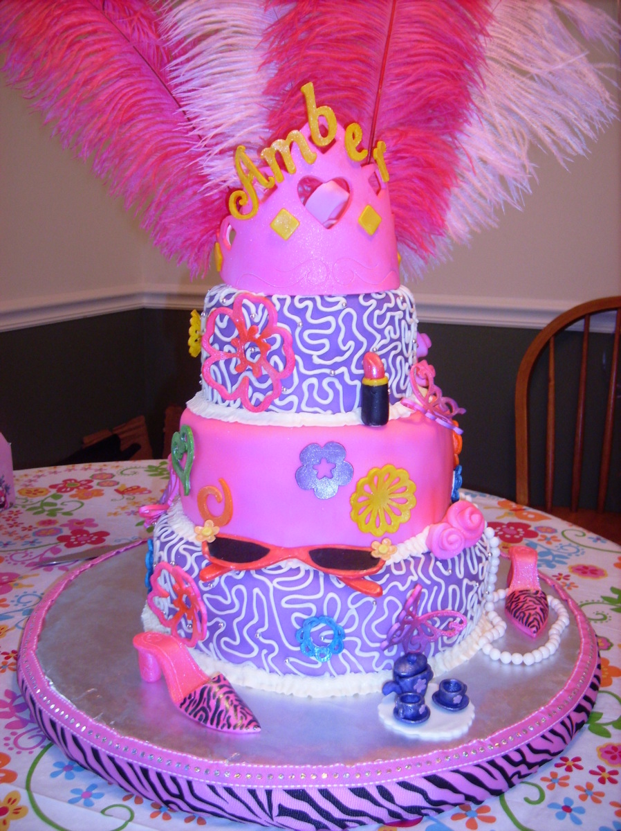 Fancy Nancy Birthday Cake