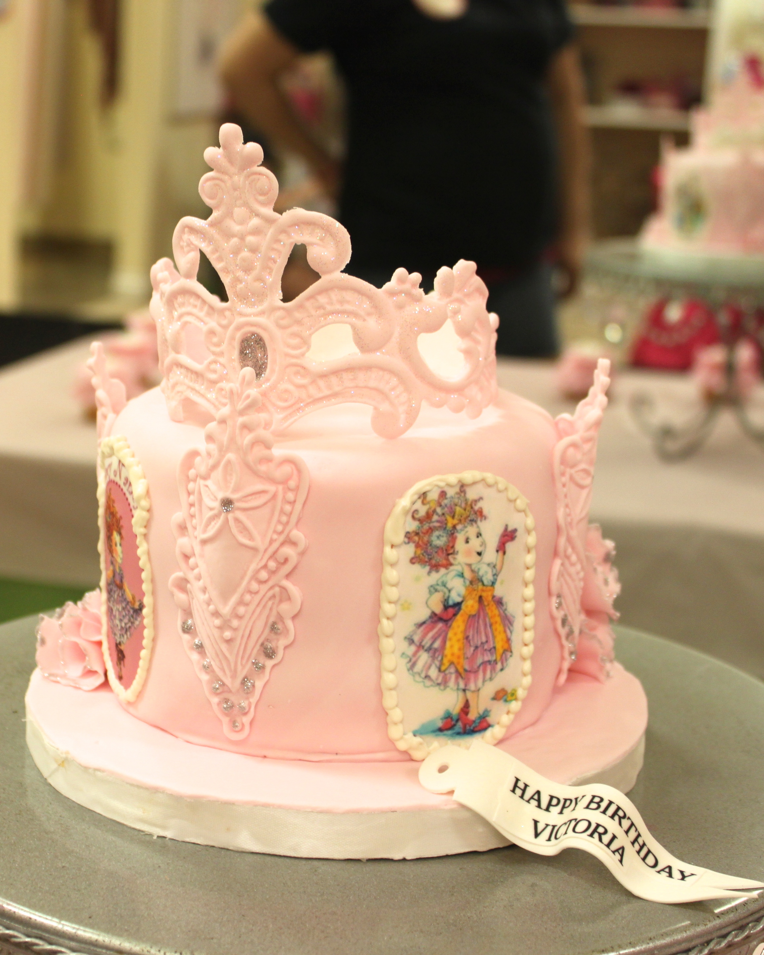 Fancy Nancy Birthday Cake