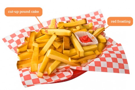 French Fry Birthday Cake