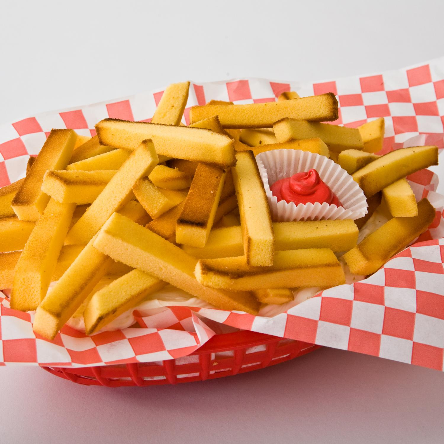 French Fry Birthday Cake