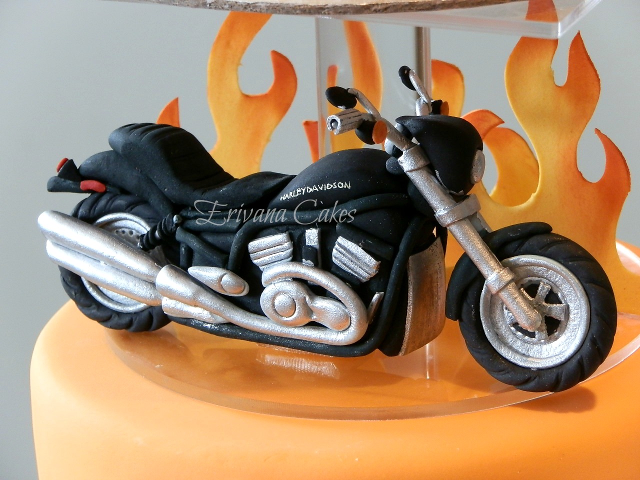 Harley-Davidson Motorcycle Birthday Cake