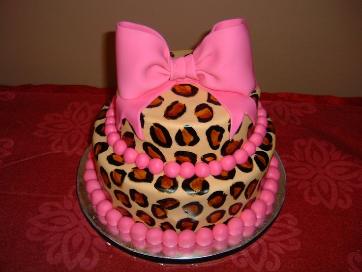 10 Photos of Leopard Birthday Cakes Design