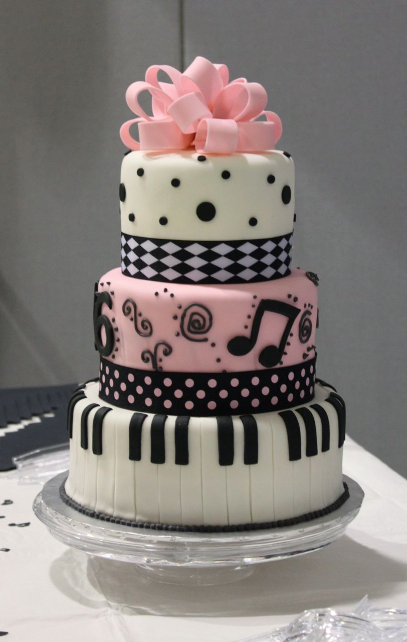 13 Photos of Music Note Birthday Cakes Girl