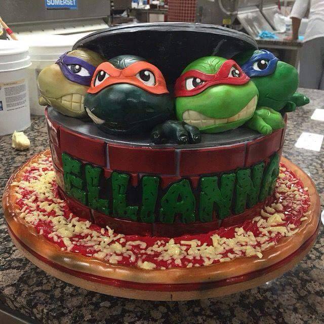 Ninja Turtle Birthday Cake