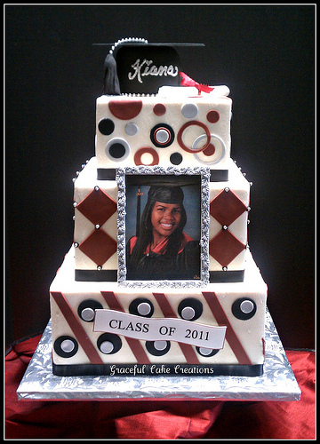 Square Graduation Cake