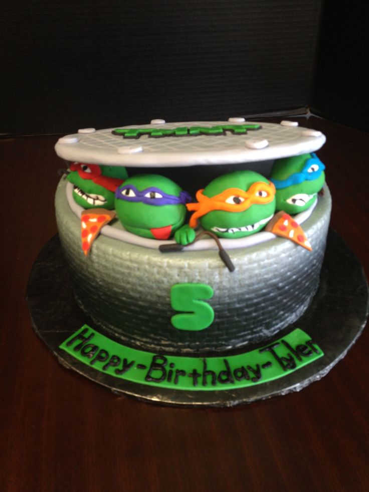 Teenage Mutant Ninja Turtle Cake