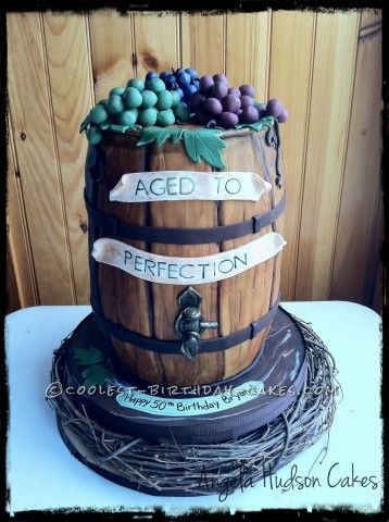 Wine Birthday Cake Ideas