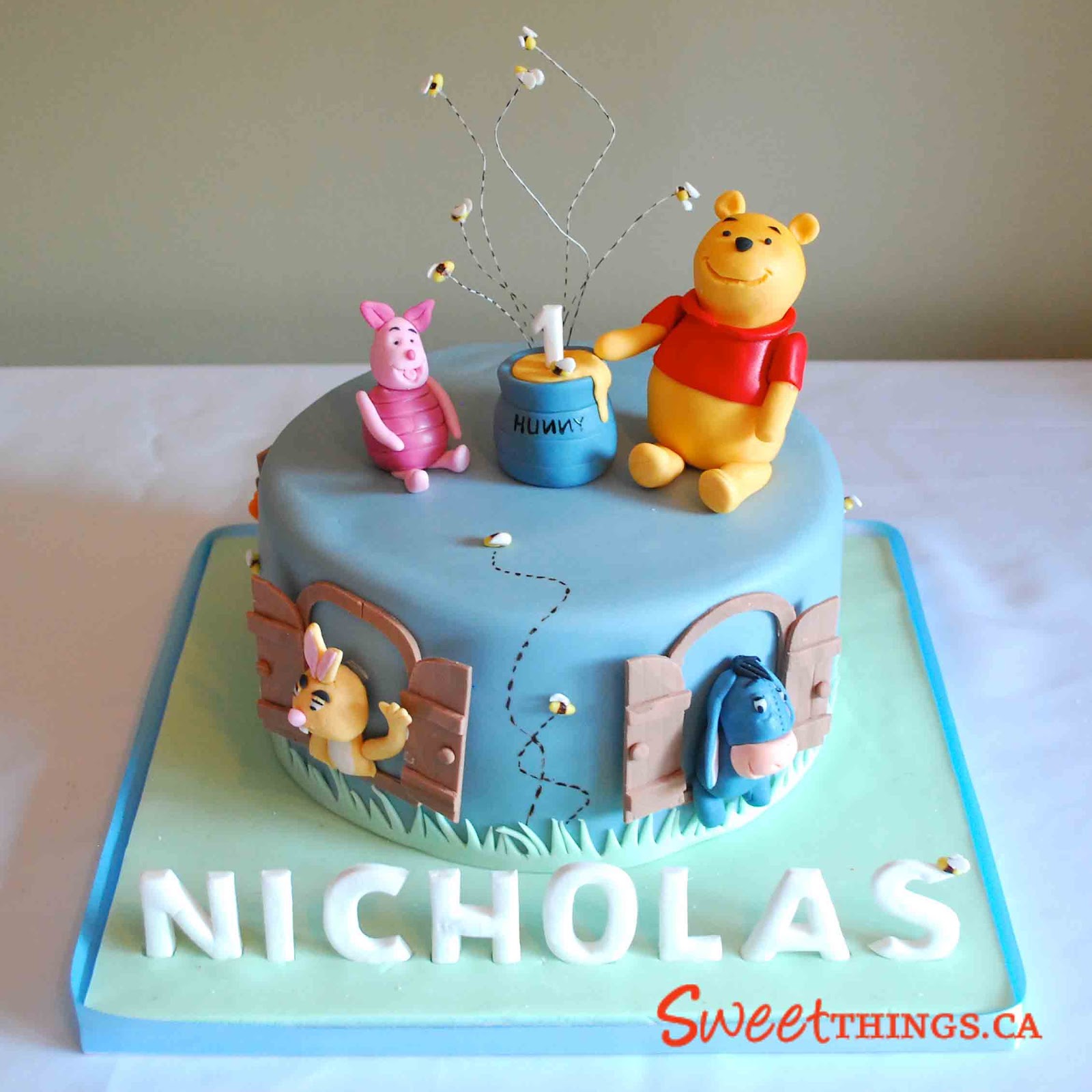 Winnie the Pooh Birthday Cakes for Boys