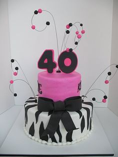 40th Birthday Cake Ideas