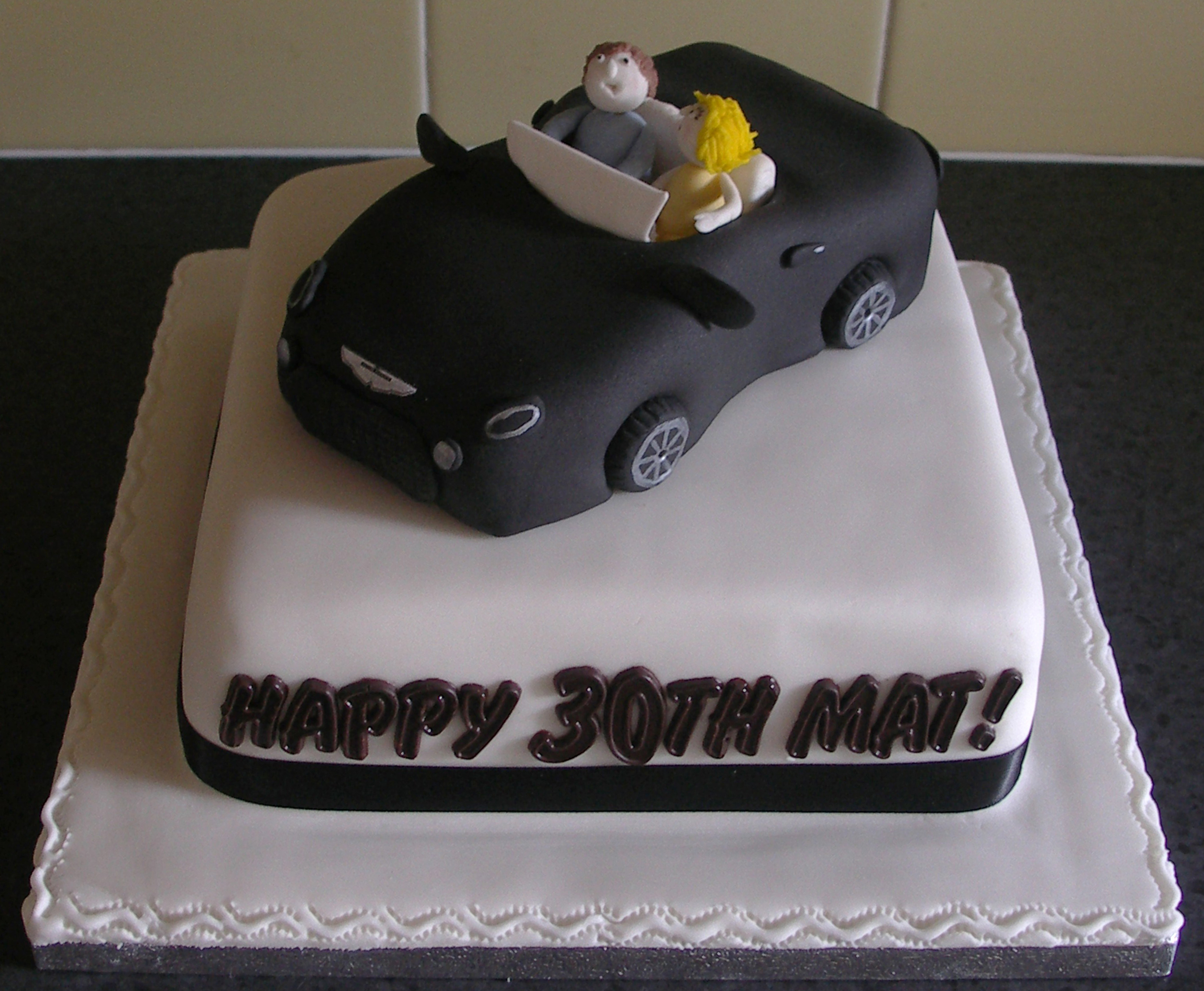 Aston Martin Birthday Cake