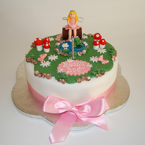 Beautiful Fairy Birthday Cake