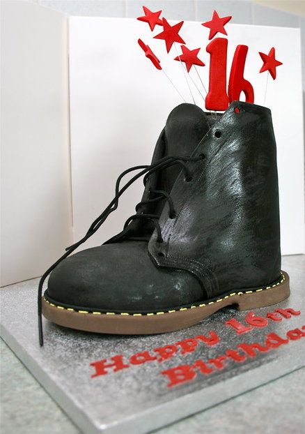 Dr Marten Boots Cake