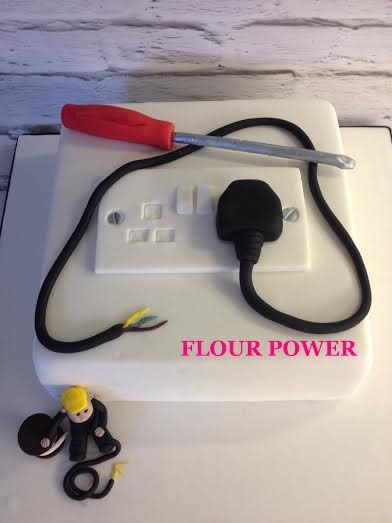 Electrician Birthday Cake