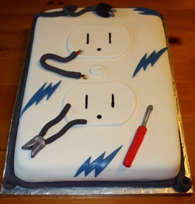 Electrician Cake