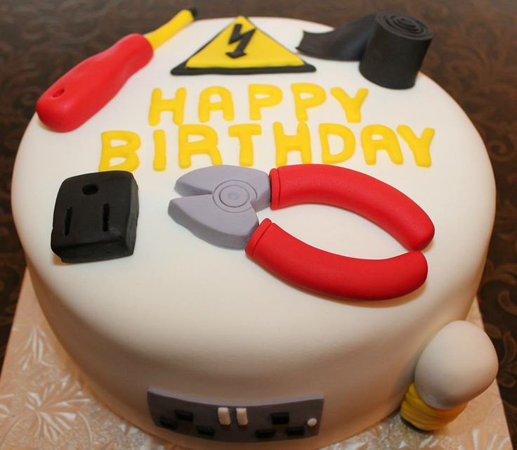 Electrician Themed Cake