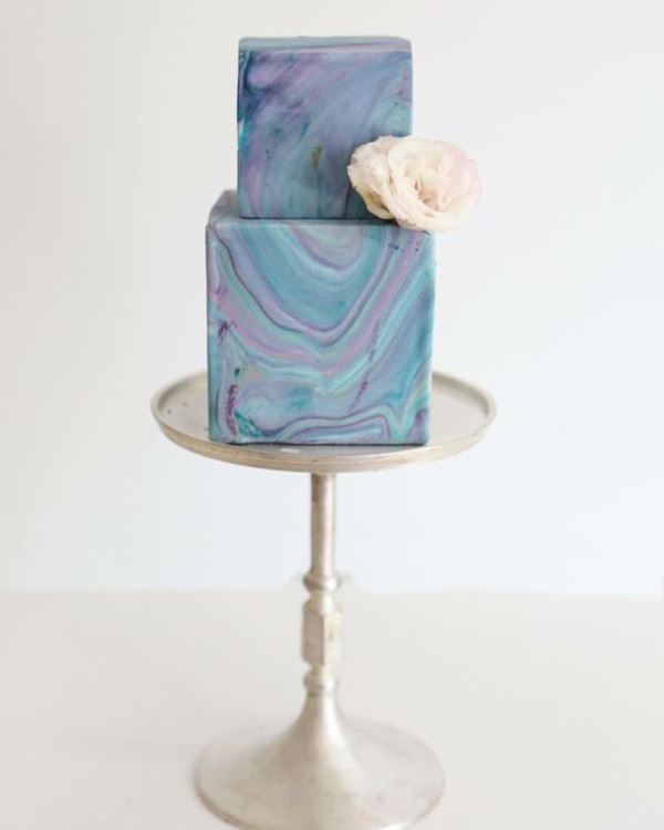 Geode Wedding Cakes