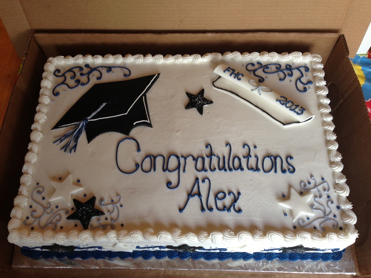 Graduation Sheet Cake