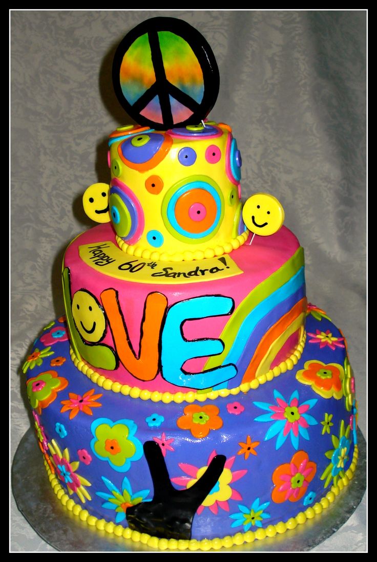 Groovy Girl Birthday Cake