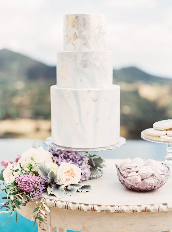 11 Photos of Marble Wedding Cakes Different