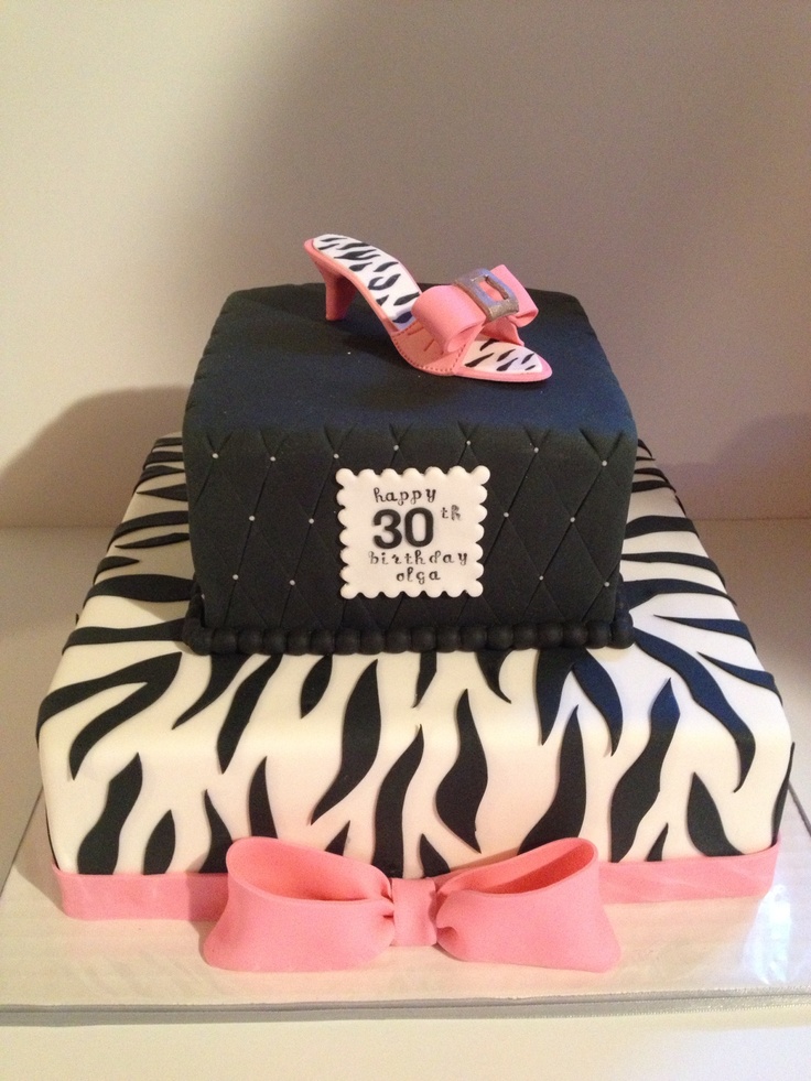 Pink 30th Birthday Cake Ideas